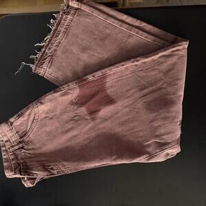 Vintage Style Distressed Denim Jeans - Size 32